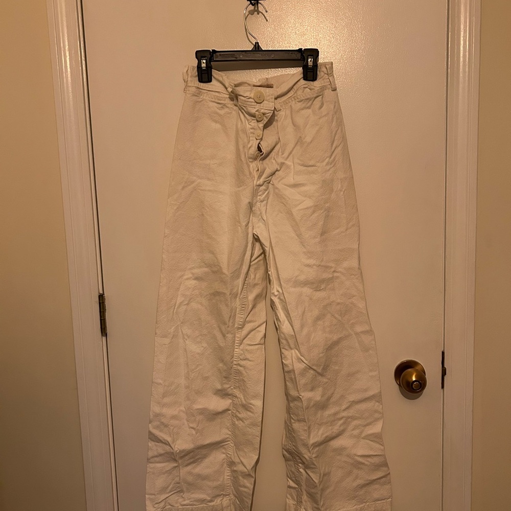 Jesse Kamm Sailor Pants In Salt White - image 3
